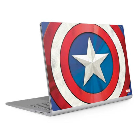 Marvel Captain America Shield Surface Book 2 15in Skin